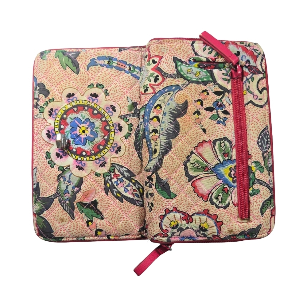 Vera Bradley Floral Patterned Wallet with Turn Lock - Picture 3 of 9